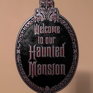 Haunted Mansion Sign - Etsy