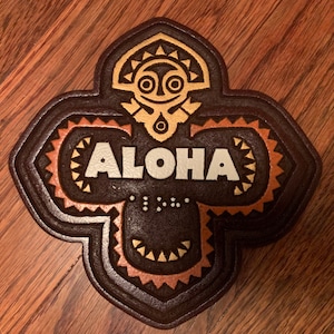 Polynesian Aloha Door Sign