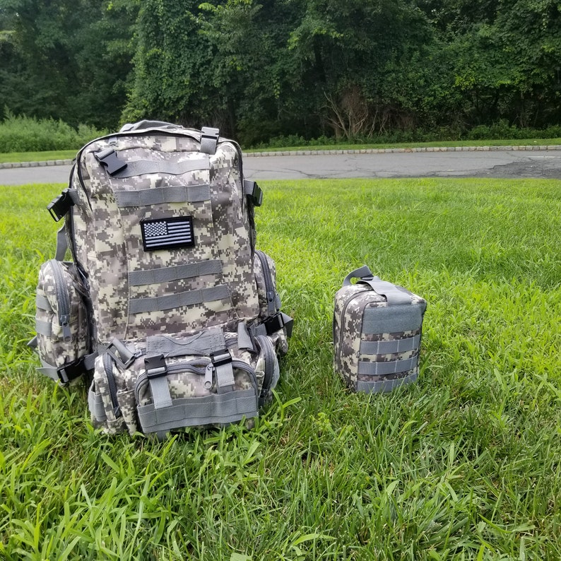 60L Military Style Tactical Backpack 