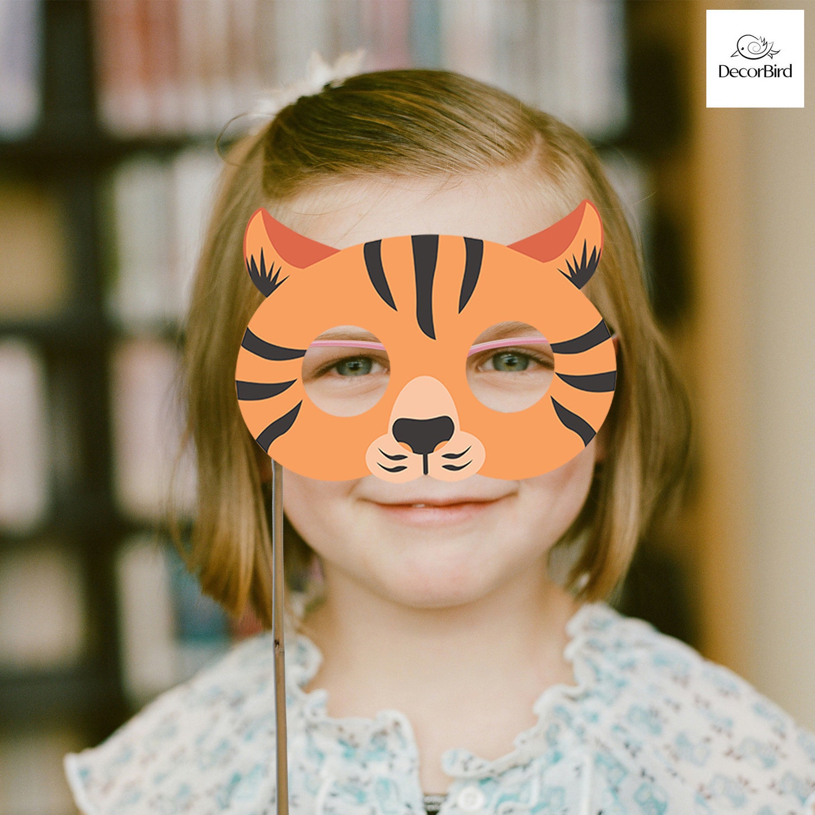 Lion Mask Printable Halloween Costume L Paper Craft Kid Adult