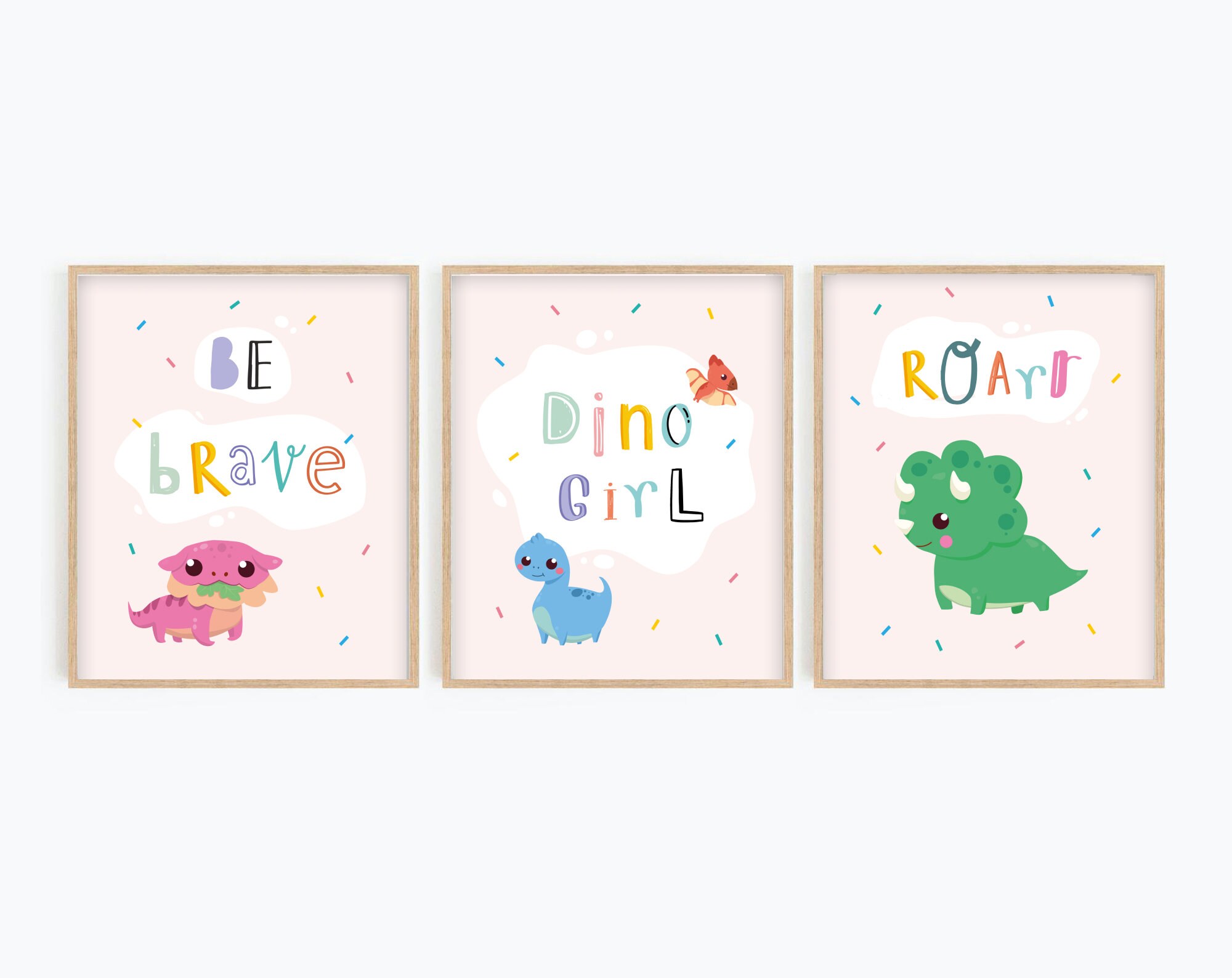 Dinosaurier Mädchen Schlafzimmer Druckbar. Baby Dinosaurier | Etsy