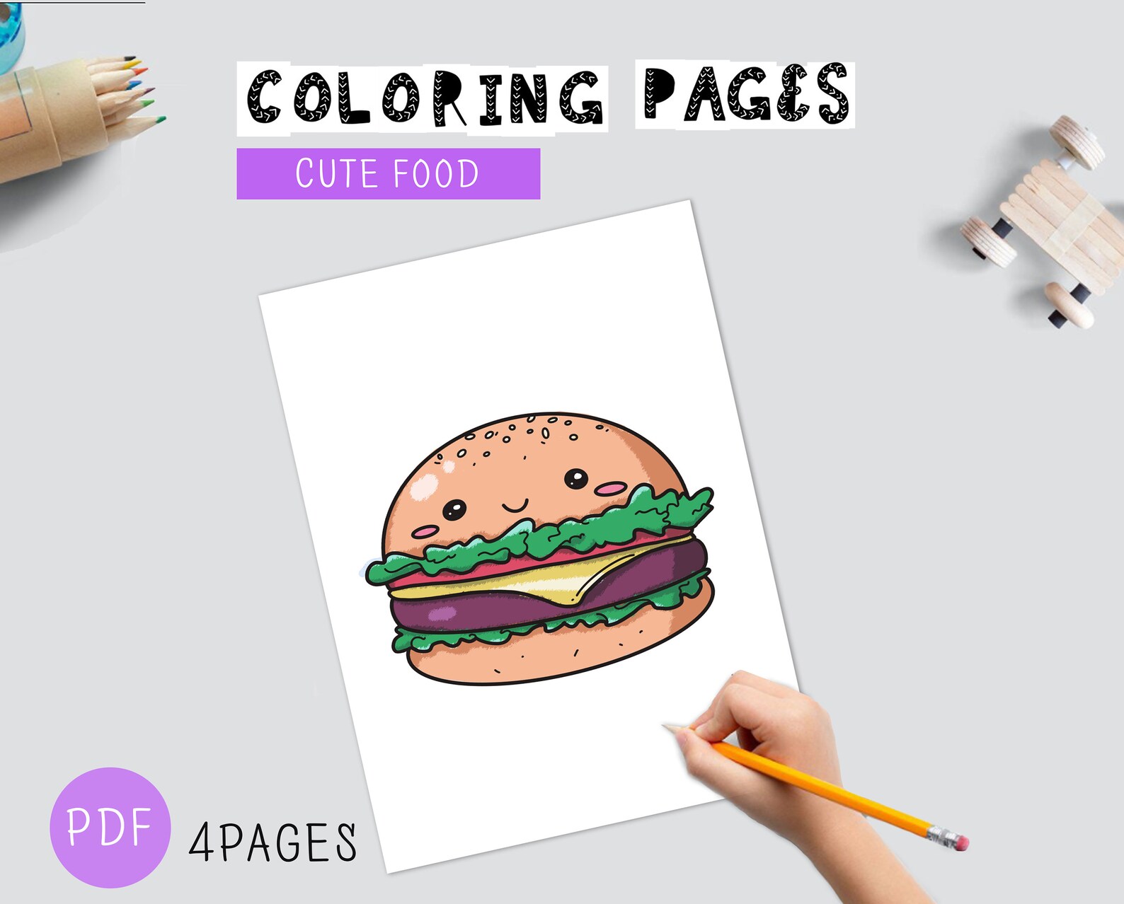 Kawaii Food Printables