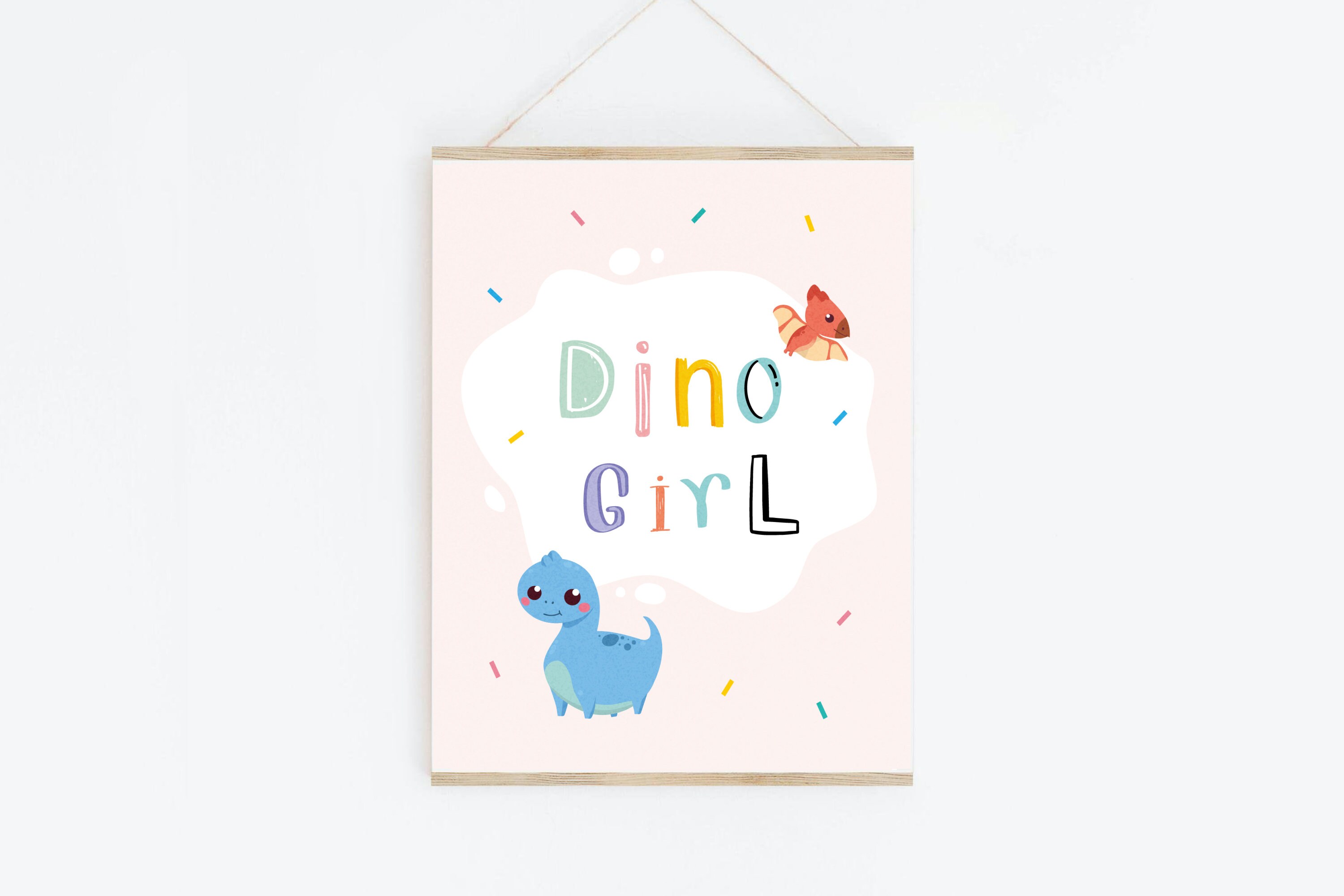 Dinosaurier Mädchen Schlafzimmer Druckbar. Baby Dinosaurier | Etsy