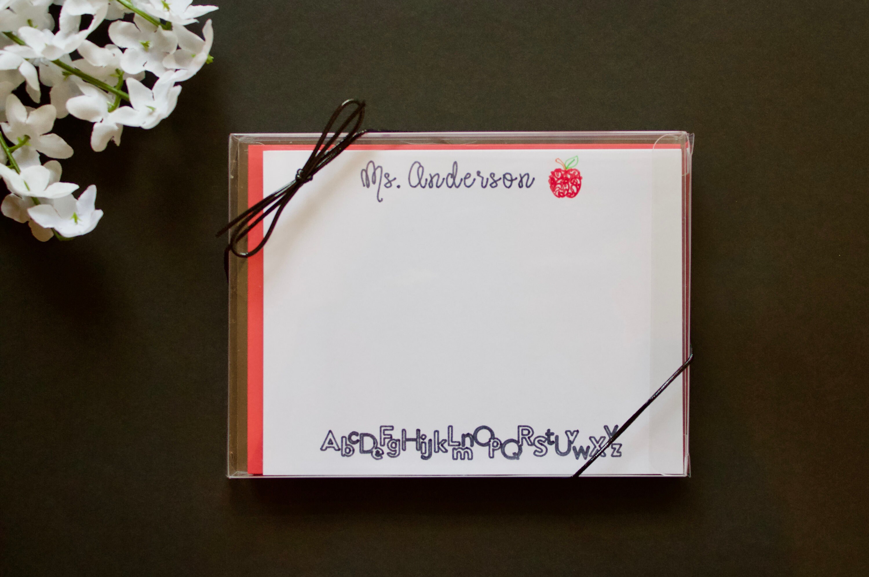 Personalized Stationery Gift Set Teacher Stationery Card Set Etsy