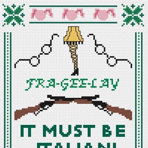 Fra-Gee-Lay - A Christmas Story - Cross Stitch PDF Pattern - Digital Pattern