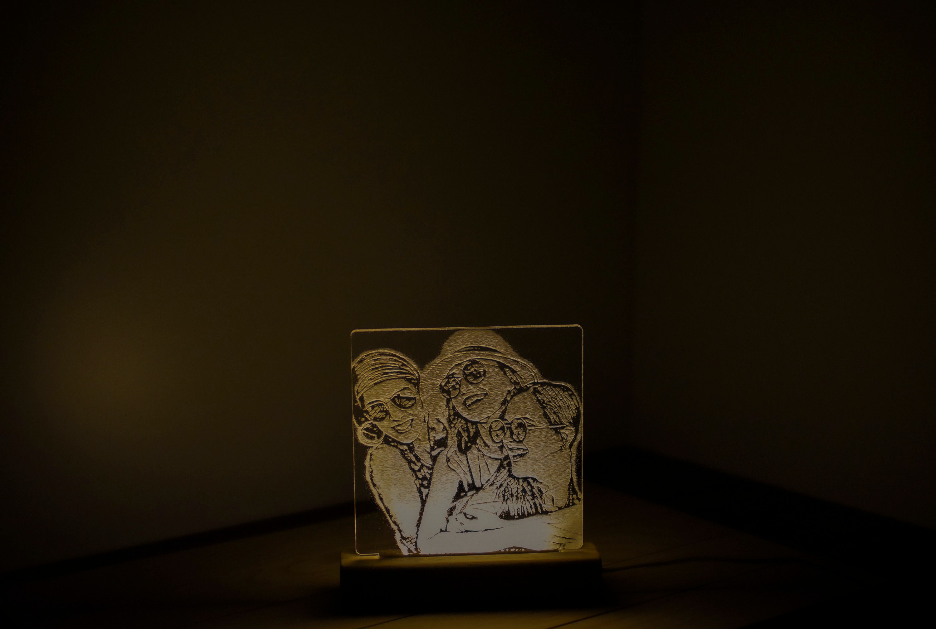Personalized Led Lamp as Gift for Her. Photo Night Light as | Etsy