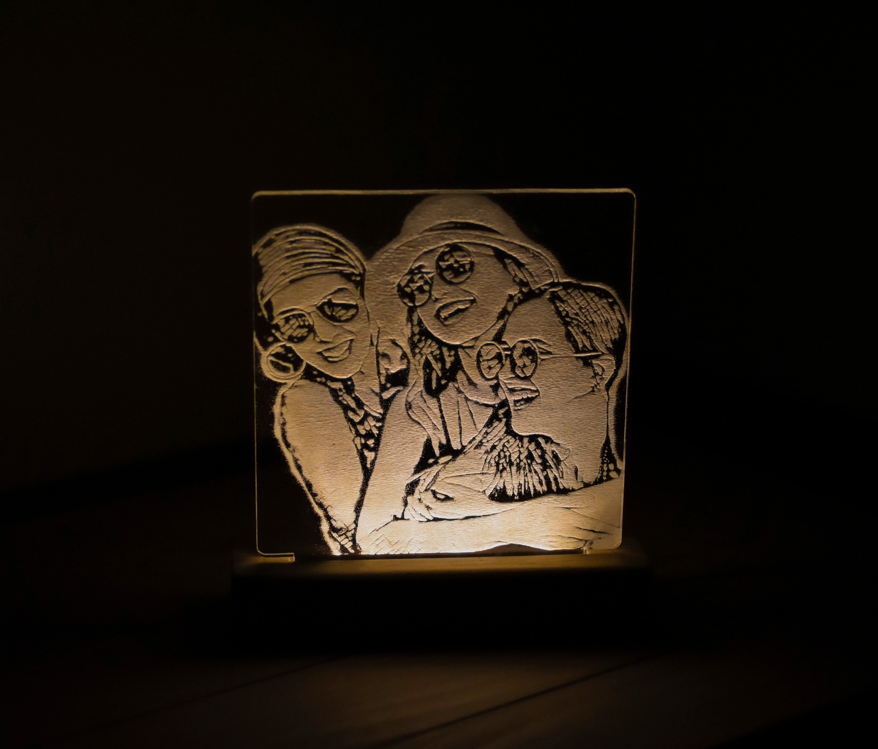 Personalized Led Lamp as Gift for Her. Photo Night Light as | Etsy