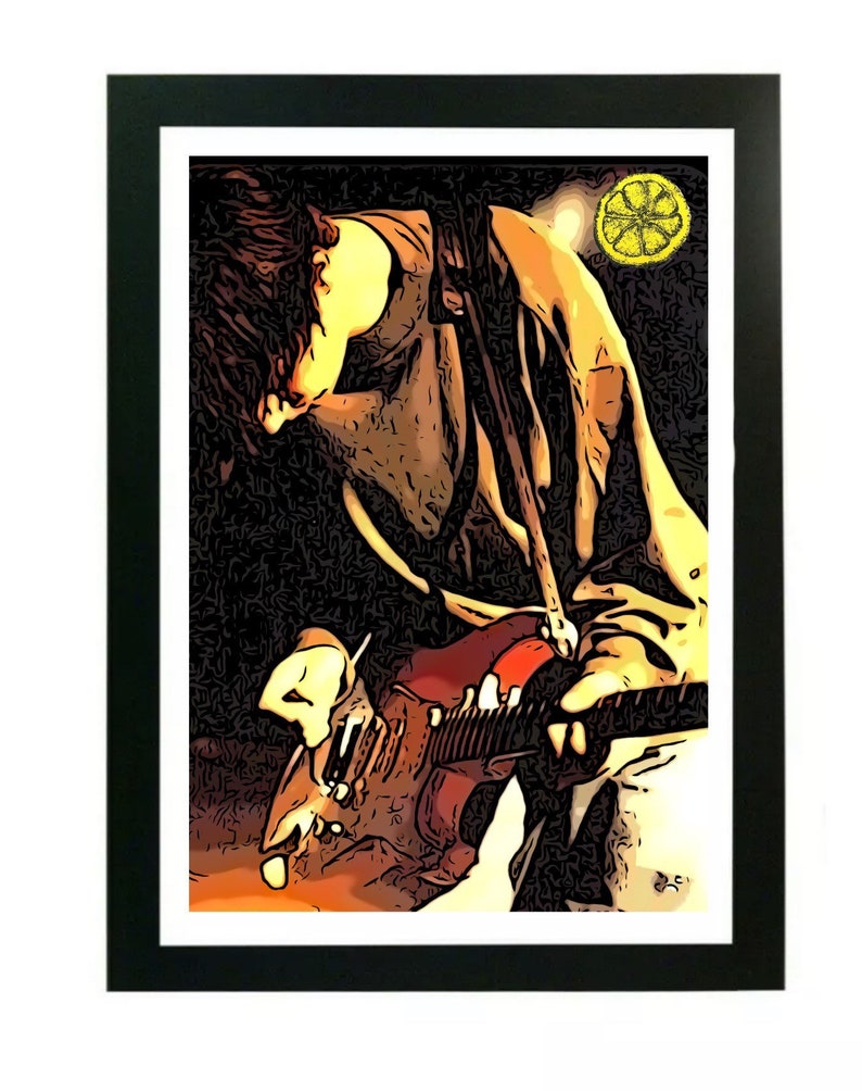 Stone Roses John Squire in action