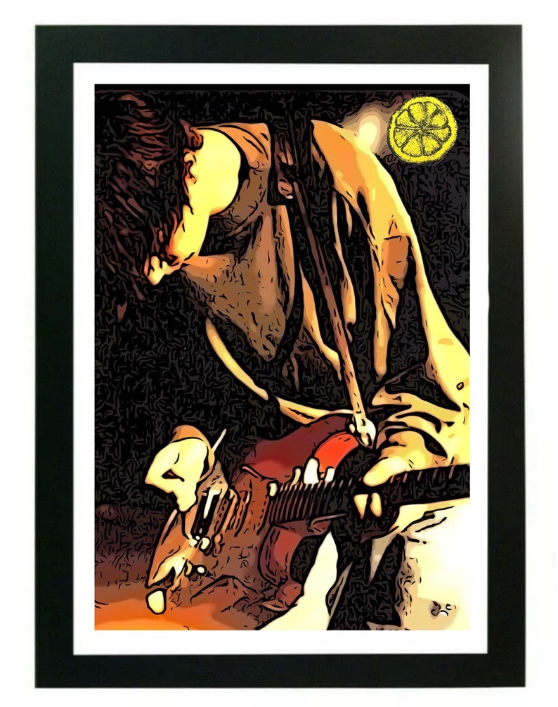 Stone Roses John Squire in action