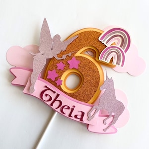Fairy Cake Topper, Fairy Cake Decoration, Fairy Birthday Party Decorations