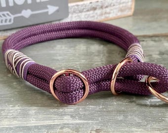 Adjustable choke collar Mallow rose gold