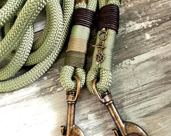 Handmade rope leash – robust, stylish & individual for small and large dogs, various lengths available, personalized