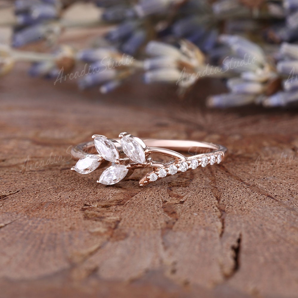 Disney Belle Inspired Diamond Rose Ring in 10K White & Rose Gold 1/5 CTTW |  Enchanted Disney Fine Jewelry