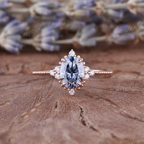 Grey moissanite deals