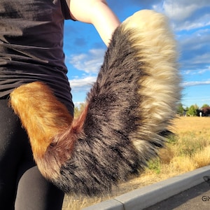 MTO Canine Fursuit Tail für Koyote, Wolf, Fuchs, Hyäne, Cosplay