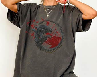 Vintage Alien Movie T-Shirt: Comfort Colors Graphic Tee