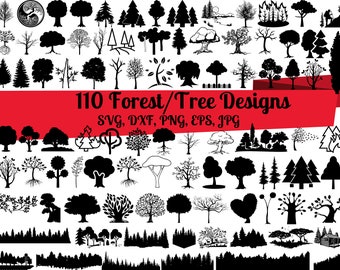Download Winter Forest Svg Etsy