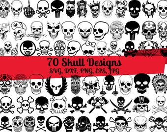 Download Skull Svg Etsy