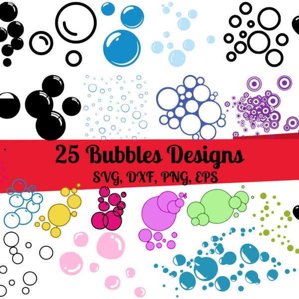 25 Bubbles SVG Bundle, Soap Bubbles svg, Blowing Bubbles svg, Bubbles dxf, Bubbles png, Bubbles eps, Bubbles vector, Bubbles cut files