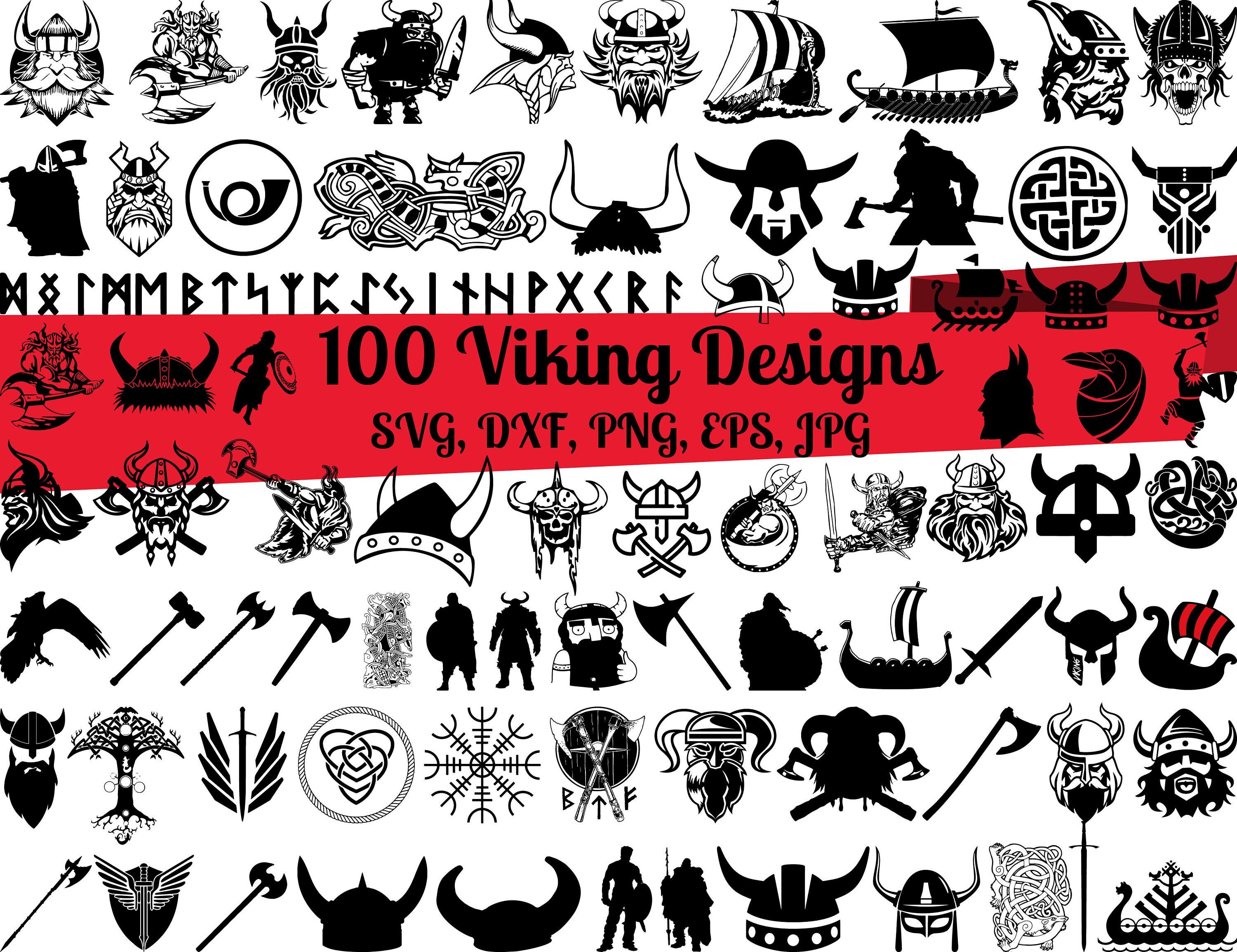 100 Viking SVG Bundle Viking Dxf Viking Png Viking Eps | Etsy UK