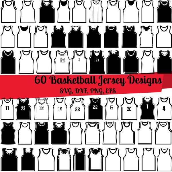 60 Basketball Jersey SVG Bundle, Sport Jersey svg, Basketball Jersey dxf, Basketball Jersey png, Basketball Jersey vector,Basketball clipart