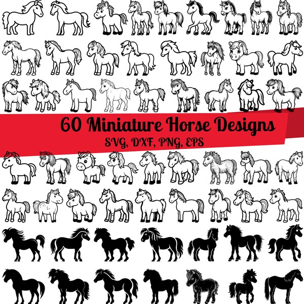 Miniature Horse - Etsy