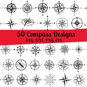 Buy Nautical Compass SVG Compass Clipart Compass Cut File for Online in  India 