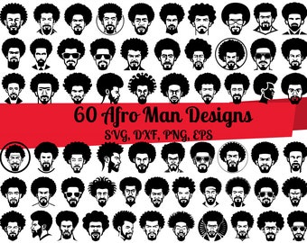 60 Afro Man SVG Bundle, Black man svg, Afro Boy svg, Melanin svg,Afro Man dxf, Afro Man png, Afro Man eps,Afro Man vector,Afro Man cut files