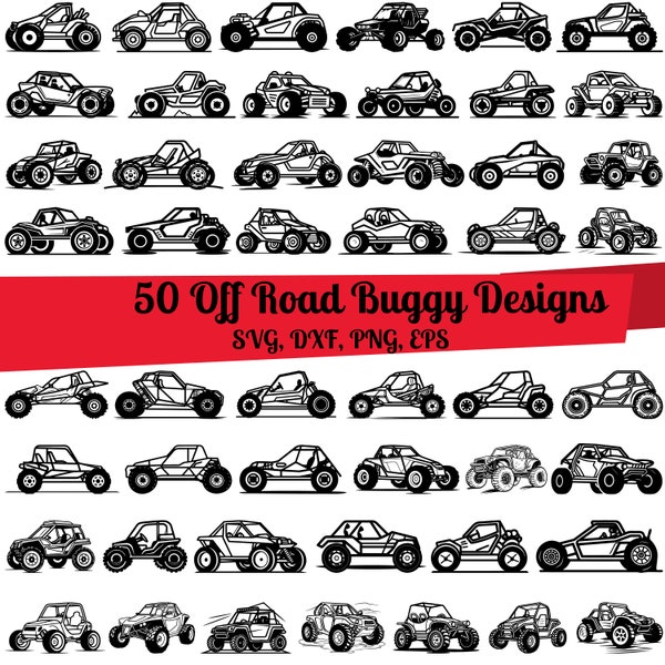 50 Off Road Buggy SVG Bundle, Sand Rail SVG, Dirt Riding SVG, Mud Buggy SVG, Dune Buggy SVG, Sand Dunes SVG, Sandrail SVG, Off Road Car SVG