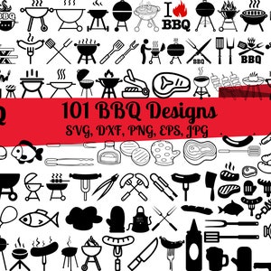 101 Bbq SVG Bundle, Barbecue svg, Bbq dxf, Bbq png, Bbq eps, Bbq vector, Bbq cut files, Bbq svg,  Bbq pit svg, Grill svg, Bbq grill svg