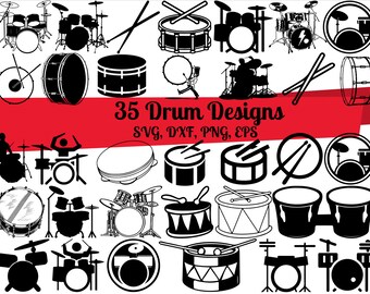 35 Drum SVG Bundle, Drum svg, Drums svg, Drumset svg, Drummer svg, Drumsticks svg, Drum dxf, Drum png, Drum eps, Drum vector, Drum monogram