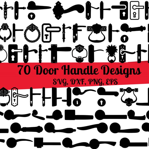 70 Door Handle SVG Bundle, Doorknobs svg, Door Handle dxf, Door Handle png, Door Handle eps, Door Handle vector, Knockers svg, Doorknob svg