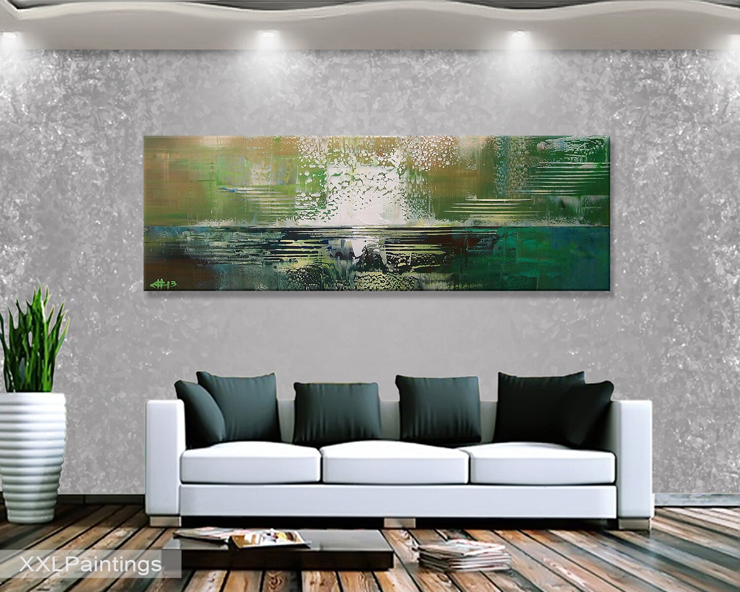 Abstrakte Wandkunst Home Decor übergroße Gemälde | Etsy