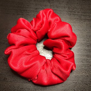 Red scrunchie