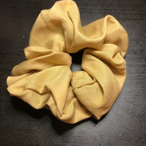 Tan scrunchie