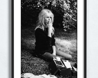 Classic Brigitte Bardot Print, Black and White fashion Photography, Hollywood poster printable Trending now