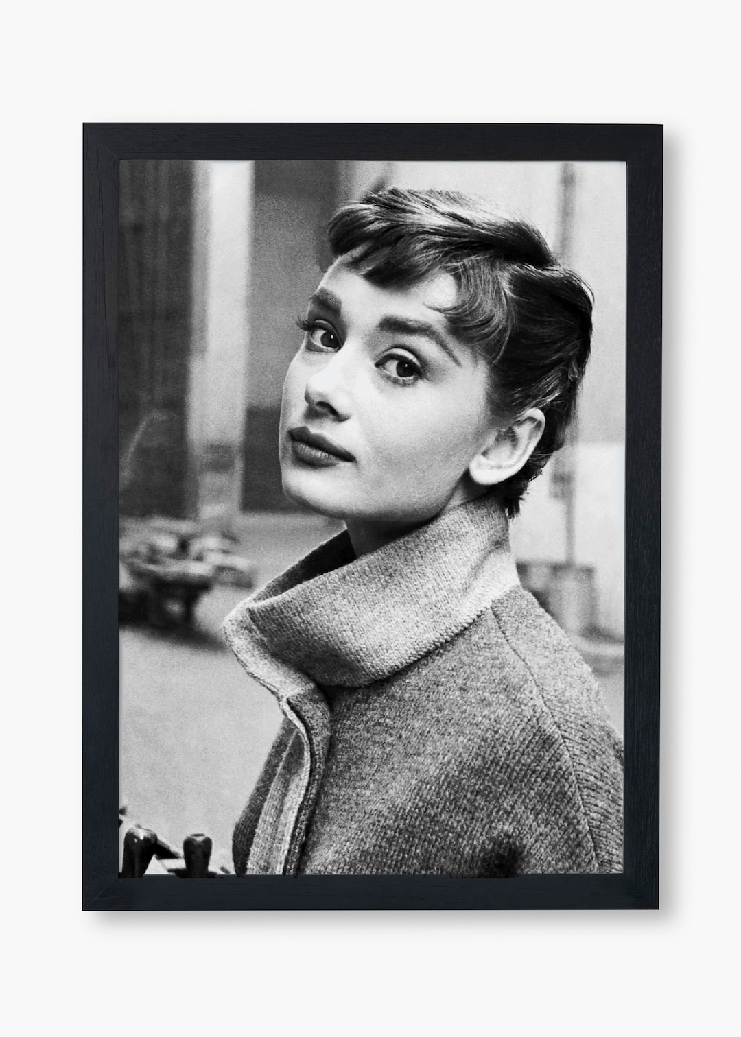 Vintage Audrey Hepburn Classic Wall Art Image A1 & A3 Size, Home Decor