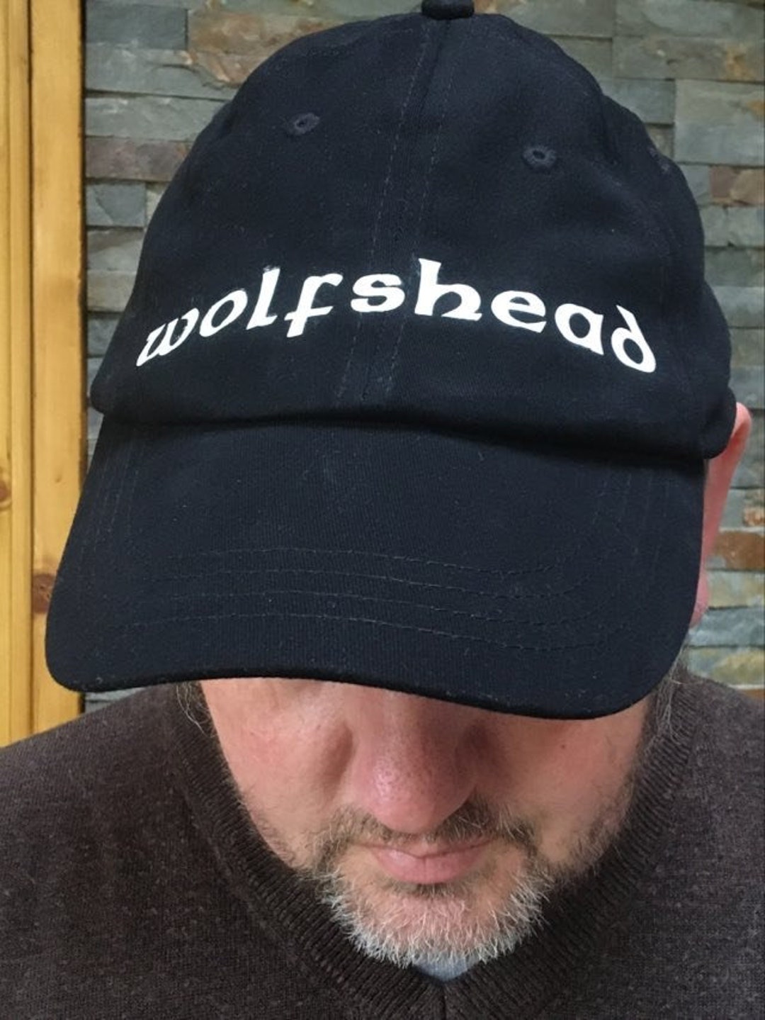 Wolfshead Black Stretch Baseball Cap Etsy