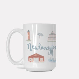 Newburyport Massachusetts Landmark Mug - 15oz | Newburyport Gift