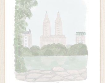 Central Park Art Print | New York City Decor