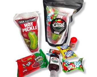 Chamoy pickle kit, spicy pickle kit, Tik Tok trending
