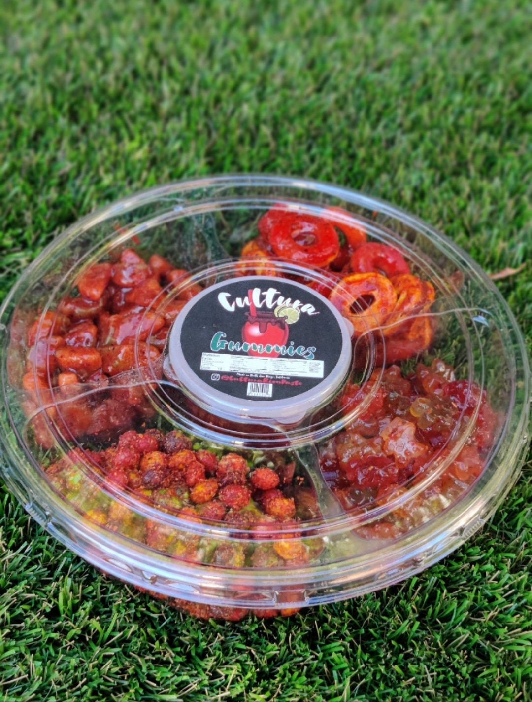 Chamoy Gummies Party Tray Tajin