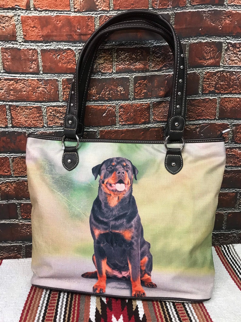 Rottweiler Dog Tote Bag
