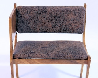 Side Bench: 1/12 Scale Dollhouse Miniature
