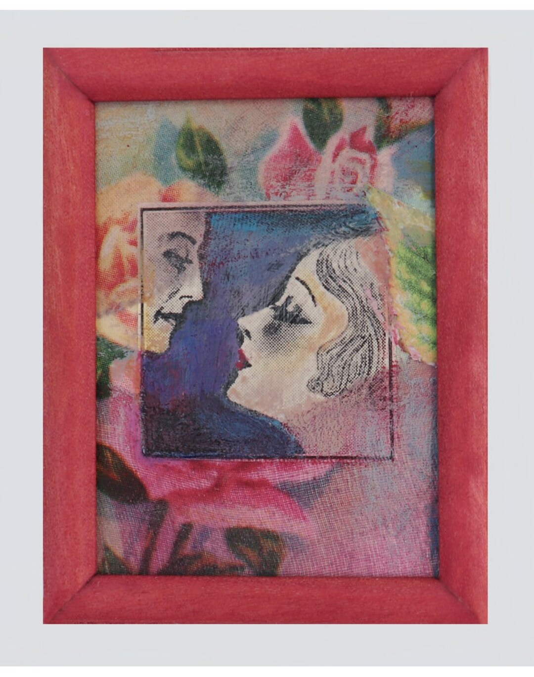 Miniature Mixed Media Painting Love Potion Etsy