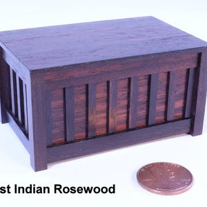 Toy Box/Chest: 1/12 Scale Dollhouse Miniature