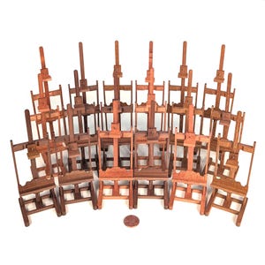 French Easels: 1/12 Scale Dollhouse Miniature