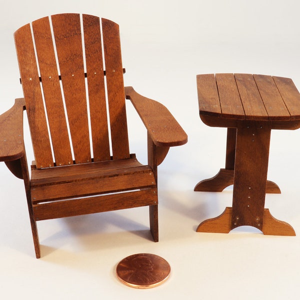Miniature Adirondack Chairs Etsy