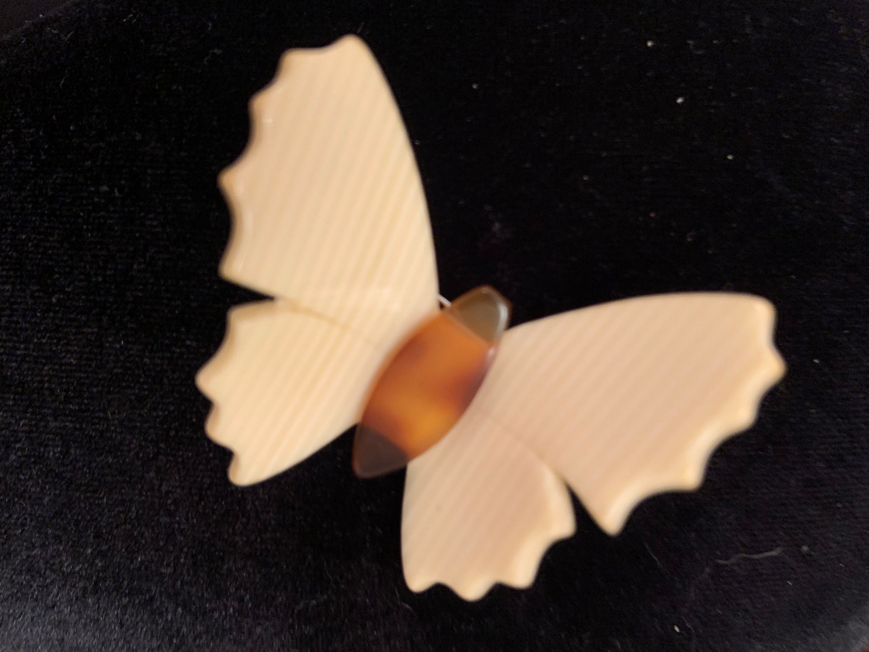 Lea Stein Paris Vintage Butterfly Brooch