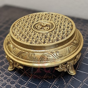 Brass Chowki for Temple & Pooja Decoration
